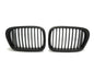 CrazyTheGod 5-Series E39 1995-2003 Sedan/Wagon 4D/5D M5Look GRILLE/GRILL Matt Black for BMW