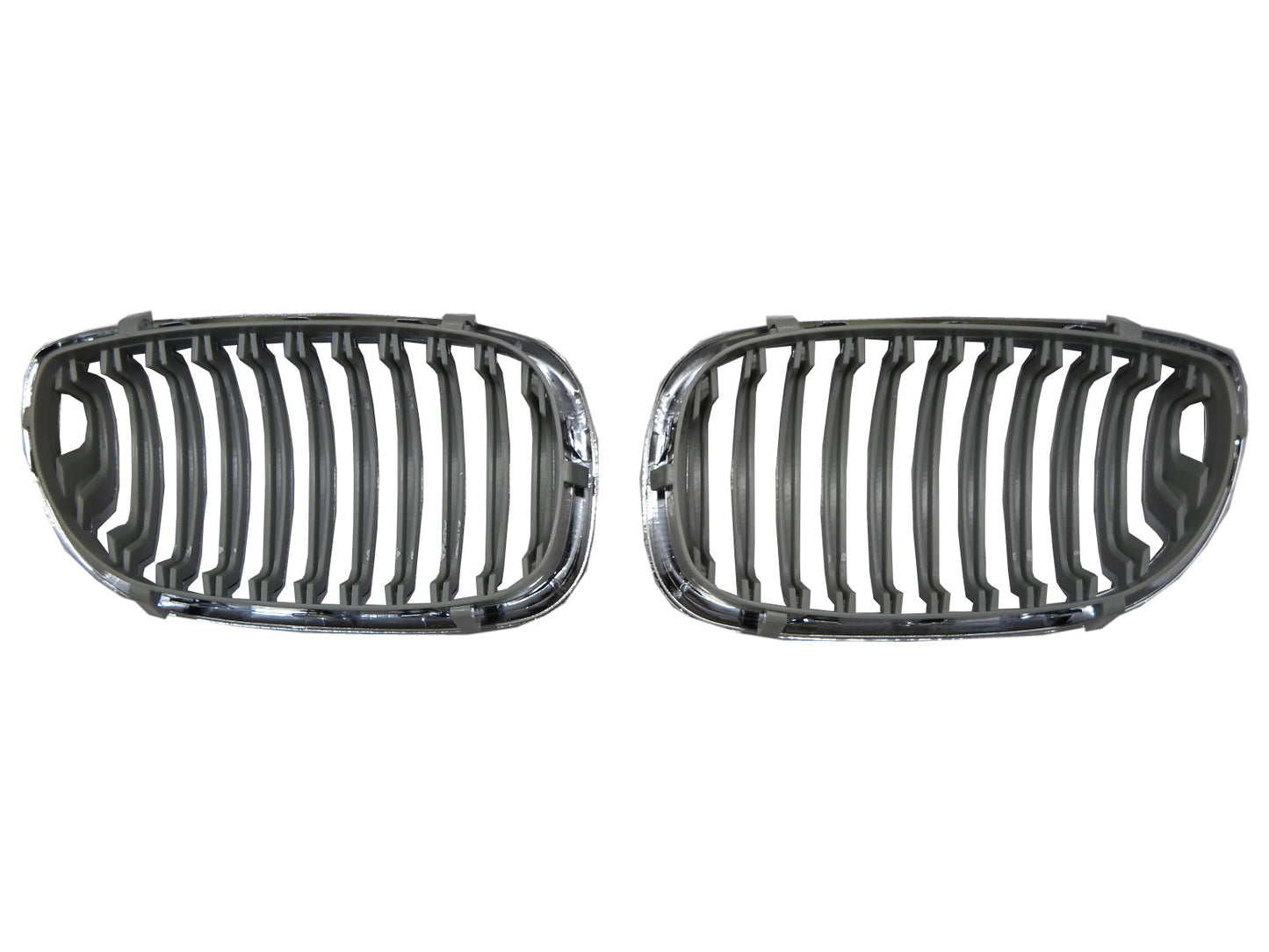 CrazyTheGod 3-Series E46 2002-2005 FACELIFT Coupe/Convertible 2D/3D GRILLE/GRILL สีโครเมียมสำหรับ BMW