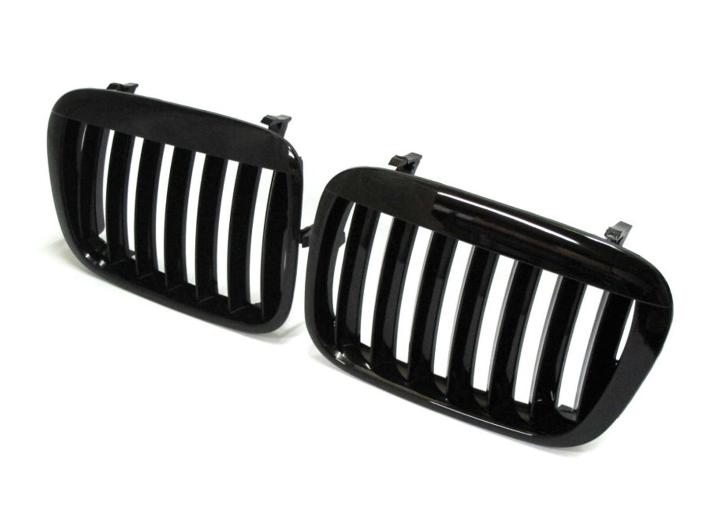 CrazyTheGod 3-Series E46 1998-2001 PRE-FACELIFT Sedan/Wagon 4D/5D X5LOOK GRILLE/GRILL Gloss Black for BMW