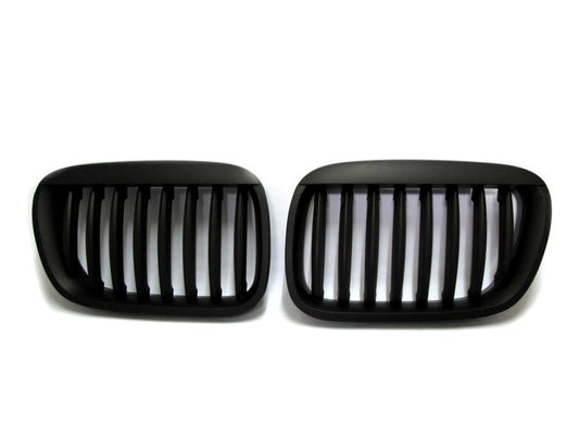 CrazyTheGod X5 E53 First generation 1999-2003 PRE-FACELIFT Wagon 5D M6Look GRILLE/GRILL Matt Black for BMW