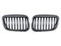 CrazyTheGod X5 E53 First generation 1999-2003 Pre-Facelift SUV 5D M6Look GRILLE/GRILL Chrome for BMW