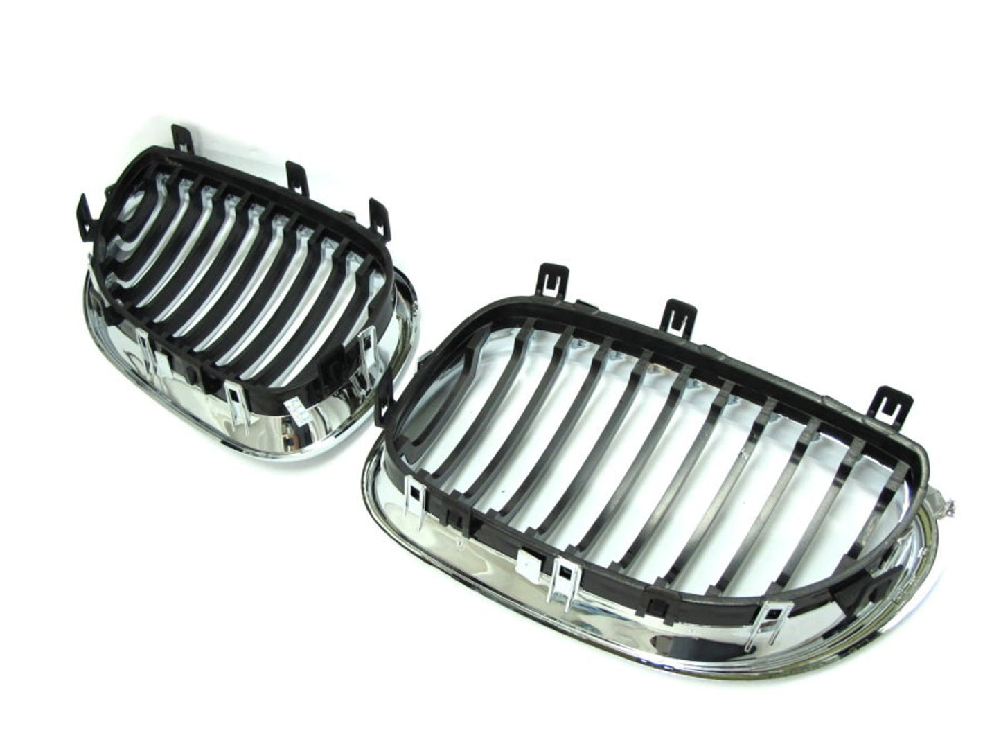 CrazyTheGod 5-Series E60/E61 Fifth generation 2003-2009 Sedan 4D GRILLE/GRILL Chrome/Black for BMW