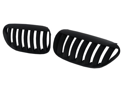 CrazyTheGod 6-Series E63/E64 2003-2010 Coupe 2D M6Look GRILLE/GRILL Matt Black for BMW