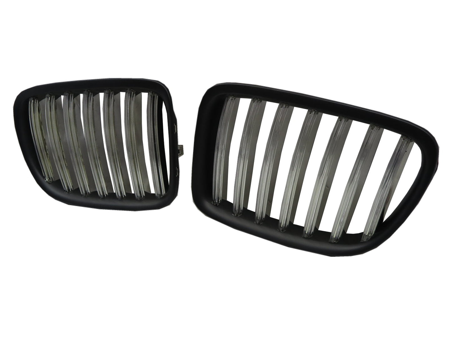 CrazyTheGod X1 E84 First generation 2009-2015 Wagon 5D LED BAR GRILLE/GRILL Chrome/Black for BMW