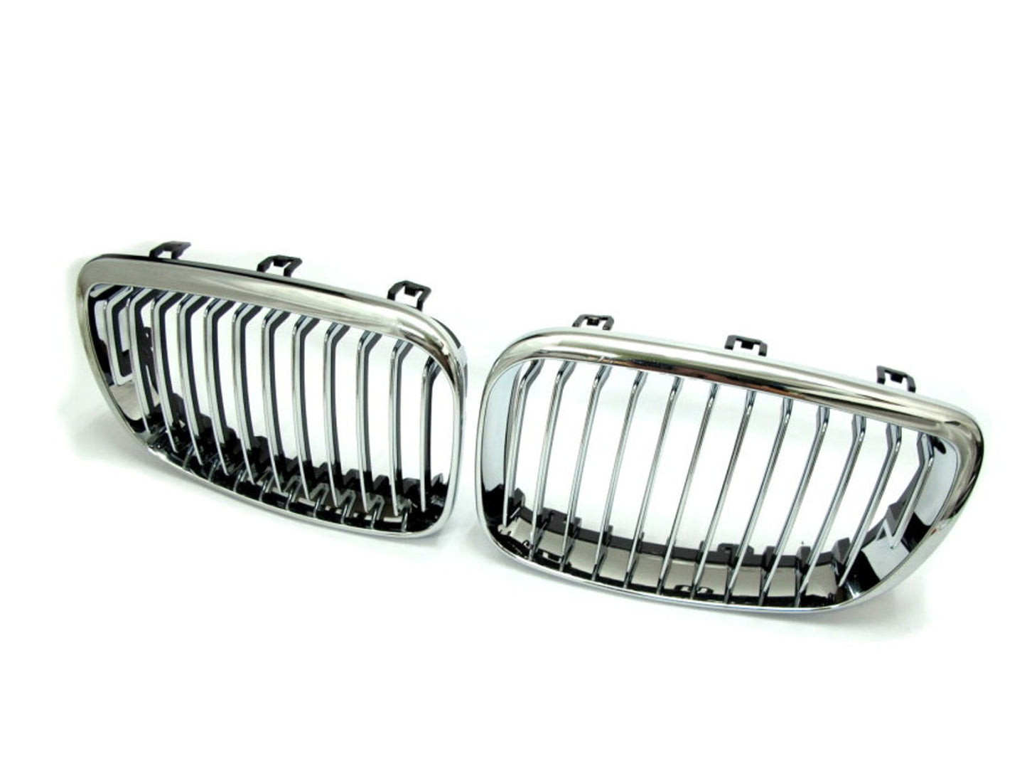 CrazyTheGod 1-Series E81/E82/E87/E88 2008-2012 Hatchback 5D GRILLE/GRILL Chrome for BMW