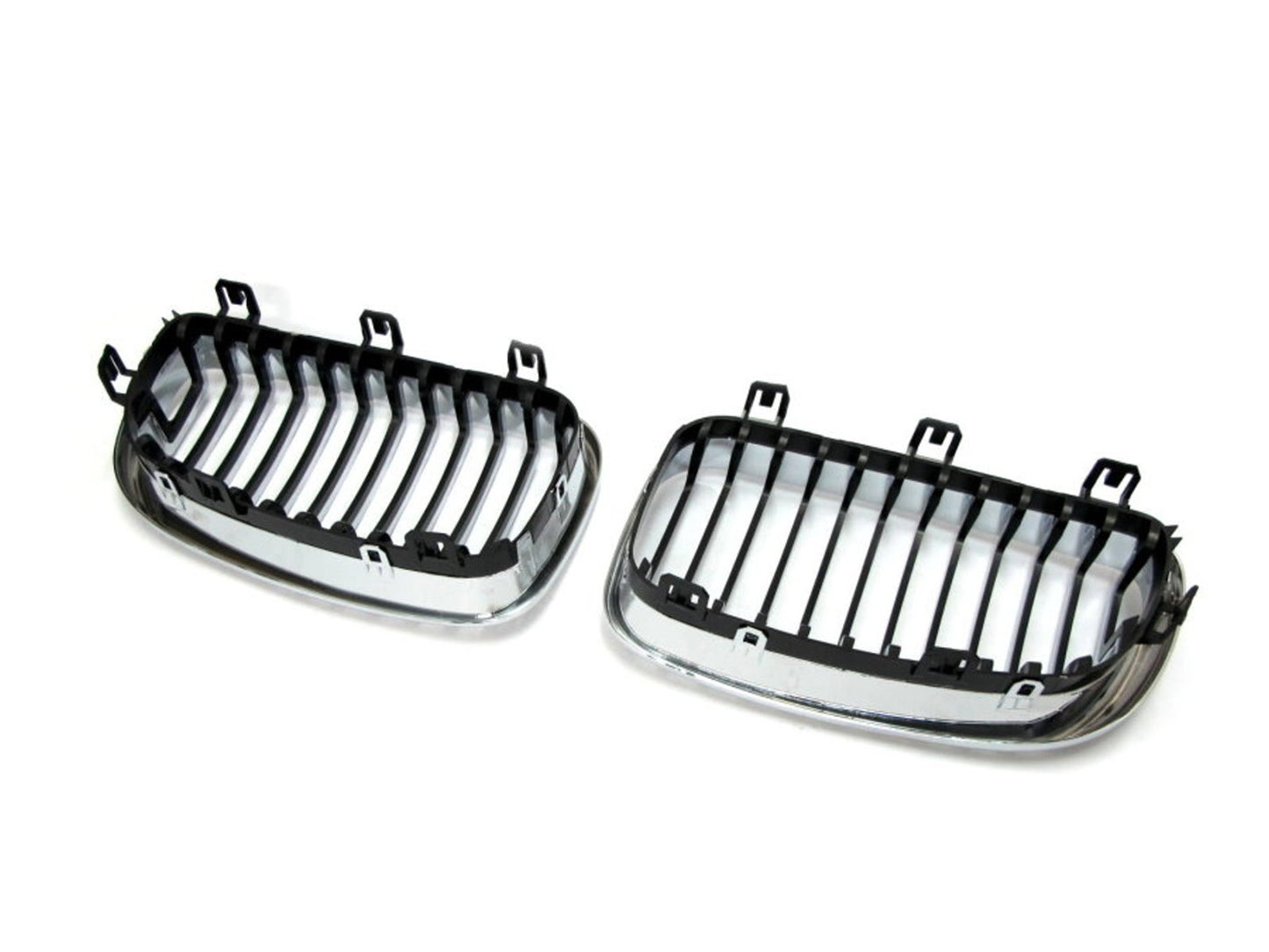 CrazyTheGod 1-Series E81/E82/E87/E88 2008-2012 Hatchback 5D GRILLE/GRILL Chrome for BMW