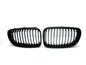 CrazyTheGod 1-Series E81/E82/E87/E88 2008-2012 Hatchback 5D GRILLE/GRILL Matt Black for BMW