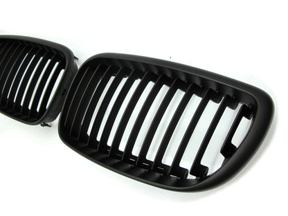 CrazyTheGod 1-Series E81/E82/E87/E88 2008-2012 Hatchback 5D GRILLE/GRILL Matt Black for BMW