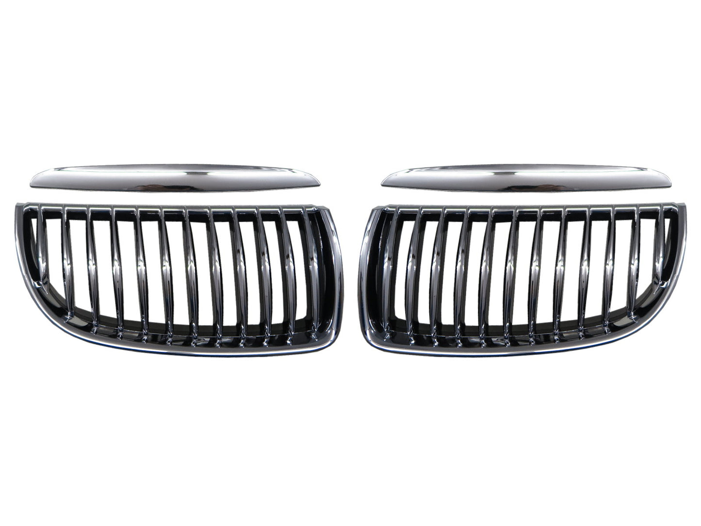 CrazyTheGod 3-Series E90/E91 Fifth generation 2005-2008 Sedan/Wagon 4D/5D GRILLE/GRILL Chrome for BMW