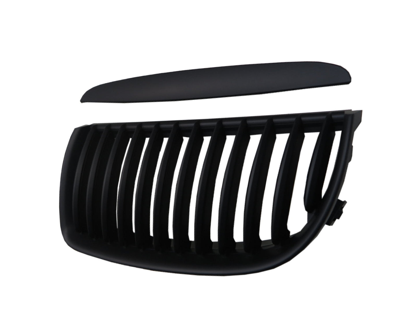 CrazyTheGod 3-Series E90 Fifth generation 2005-2008 Sedan 4D GRILLE/GRILL Matt Black for BMW