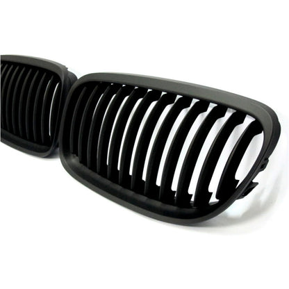 CrazyTheGod 3-Series E90/E91 2009-2011 Facelift Sedan/Wagon 4D/5D GRILLE/GRILL Matt Black for BMW