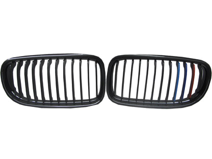 CrazyTheGod 3-Series E90/E91 2009-2011 FACELIFT Sedan/Wagon 4D/5D ///M GRILLE/GRILL Gloss Black for BMW