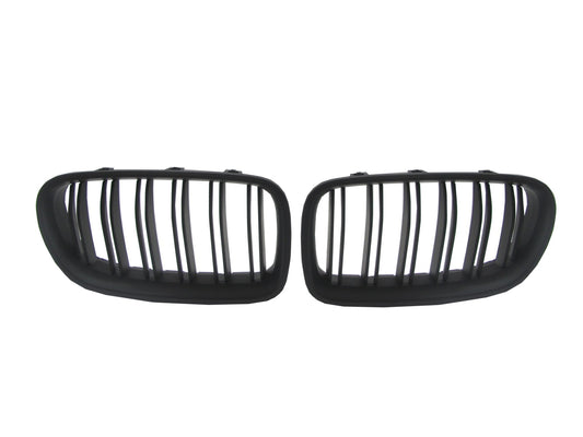 CrazyTheGod 5-Series F10/F11 2011-present Sedan/Wagon 4D/5D M5Look GRILLE/GRILL Matt Black for BMW