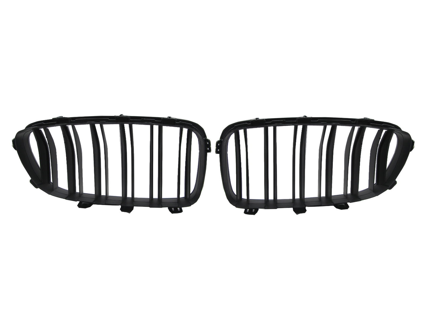 CrazyTheGod 5-Series F10/F11 2011-present Sedan/Wagon 4D/5D M5Look GRILLE/GRILL Matt Black for BMW