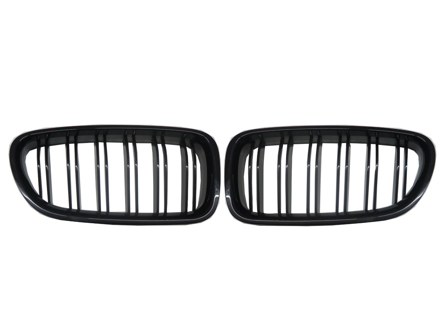 CrazyTheGod 5-Series F10/F11 2011-present Sedan/Wagon 4D/5D M5Look GRILLE/GRILL Gloss Black for BMW