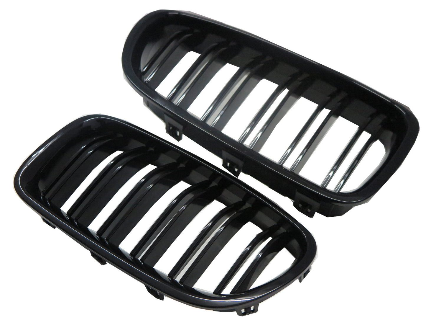 CrazyTheGod 5-Series F10/F11 2011-present Sedan/Wagon 4D/5D M5Look GRILLE/GRILL Gloss Black for BMW