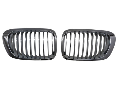 CrazyTheGod 3-Series E46 M3 2000-2005 Coupe/Convertible 2D M3Look GRILLE/GRILL โครเมียมสำหรับ BMW