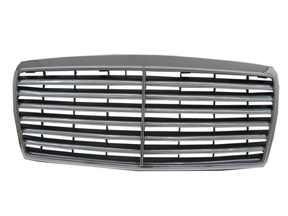 CrazyTheGod E-CLASS W124 1993-1996 FACELIFT Sedan/Wagon/Coupe 2D/4D/5D 13MD GRILLE/GRILL Black Carbon-Fiber for Mercedes-Benz