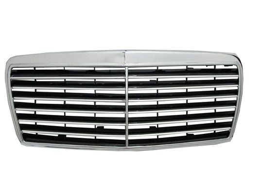 CrazyTheGod W124 1993-1996 Facelifted GRILLE/GRILL ASSAY 13MD CHROME/BLACK for Mercedes-Benz