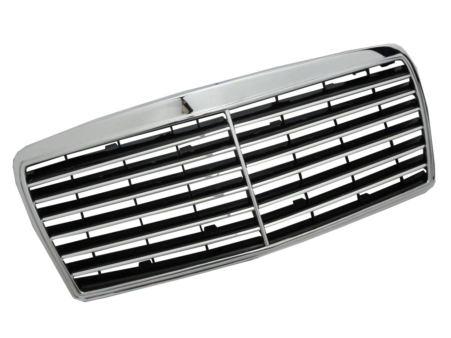 CrazyTheGod W124 1993-1996 Facelifted GRILLE/GRILL ASSAY 13MD CHROME/BLACK สำหรับ Mercedes-Benz