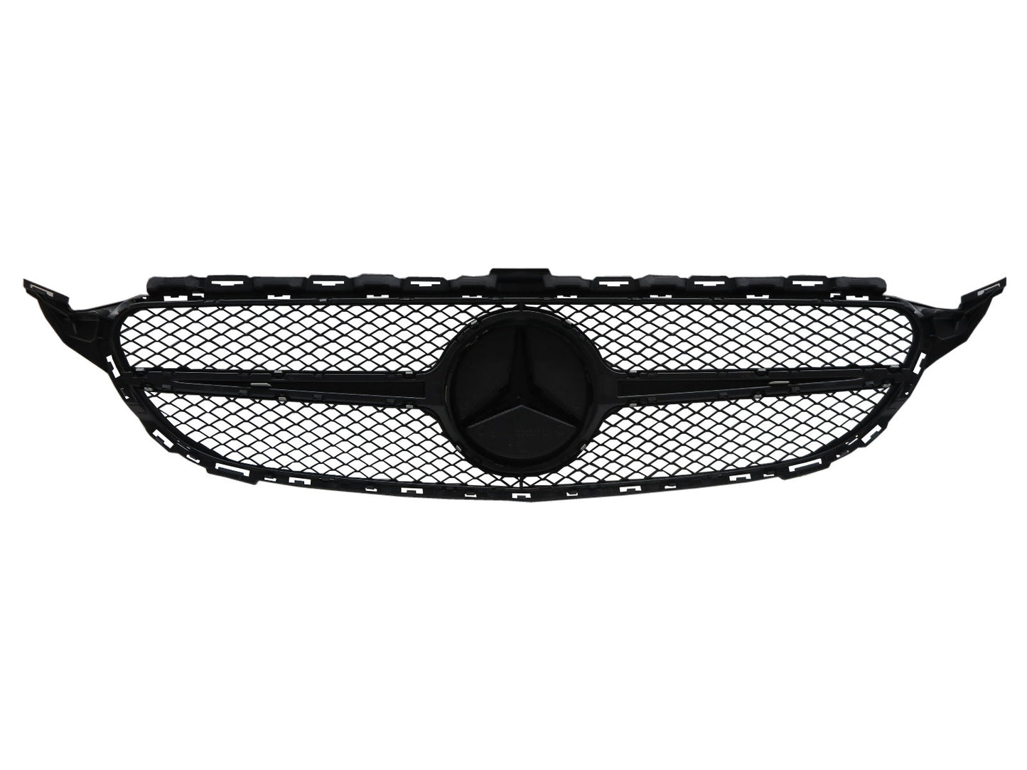 CrazyTheGod C-CLASS W205 2014-present Sedan 4D C63 Look GRILLE/GRILL CHROME/SILVER for Mercedes-Benz