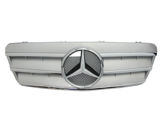 CrazyTheGod W208/C208/A208 1997-2002 GRILLE/GRILL 3FIN CHROME/SILVER for Mercedes-Benz