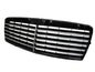 CrazyTheGod W210 1995-1999 Pre-Facelif GRILLE/GRILL INNER 11MD CHROME/BLACK for Mercedes-Benz