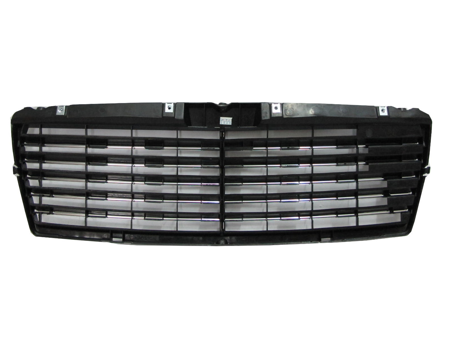 CrazyTheGod W210 1995-1999 Pre-Facelif GRILLE/GRILL INNER 11MD CHROME/BLACK for Mercedes-Benz