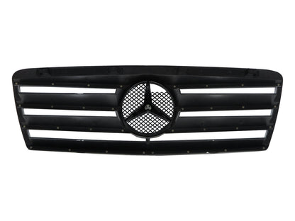 CrazyTheGod W210 1995-1999 Pre-Facelif GRILLE/GRILL 4FIN CHROME/SILVER for Mercedes-Benz V2