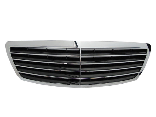 433 CrazyTheGod S-CLASS W220 2003-2006 FACELIFT Sedan 4D 11MD GRILLE/GRILL Chrome/Black for Mercedes-Benz