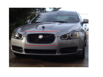 CrazyTheGod XF X250 2007-2011 PRE-FACELIFT Sedan/Wagon 4D/5D XF-R Style GRILLE/GRILL Chrome for JAGUAR