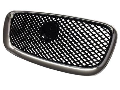 CrazyTheGod XF/XFR X250 First generation 2011-2015 Facelift Sedan/Wagon 4D/5D GRILLE/GRILL Chrome/Black for JAGUAR