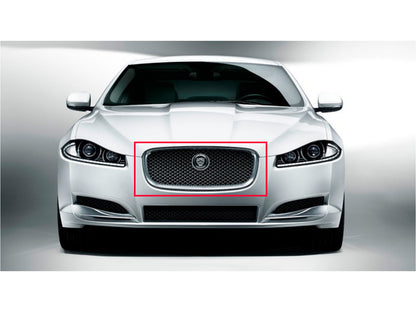 CrazyTheGod XF/XFR X250 First generation 2011-2015 Facelift Sedan/Wagon 4D/5D GRILLE/GRILL Chrome/Black for JAGUAR