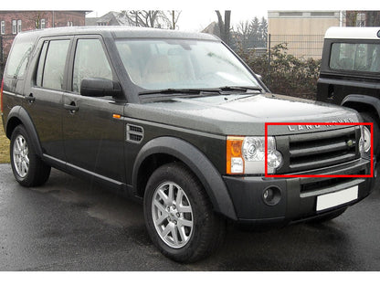 CrazyTheGod Discovery3 LR3 L319 Third generation 2004-2009 SUV 5D OE Style W/O Logo GRILLE/GRILL Dark Gray for LAND ROVER