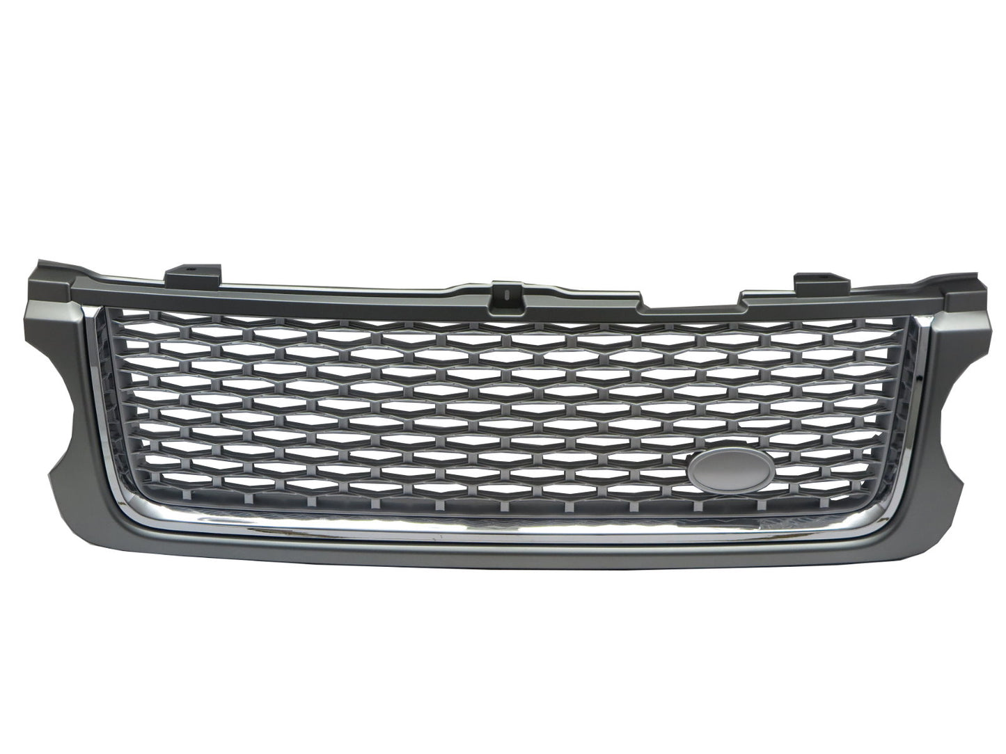 CrazyTheGod Range Rover L322 2010-2013 SUV 4D No EMBLEM Front Bonnet GRILLE/GRILL GRAY/SILVER for LAND ROVER