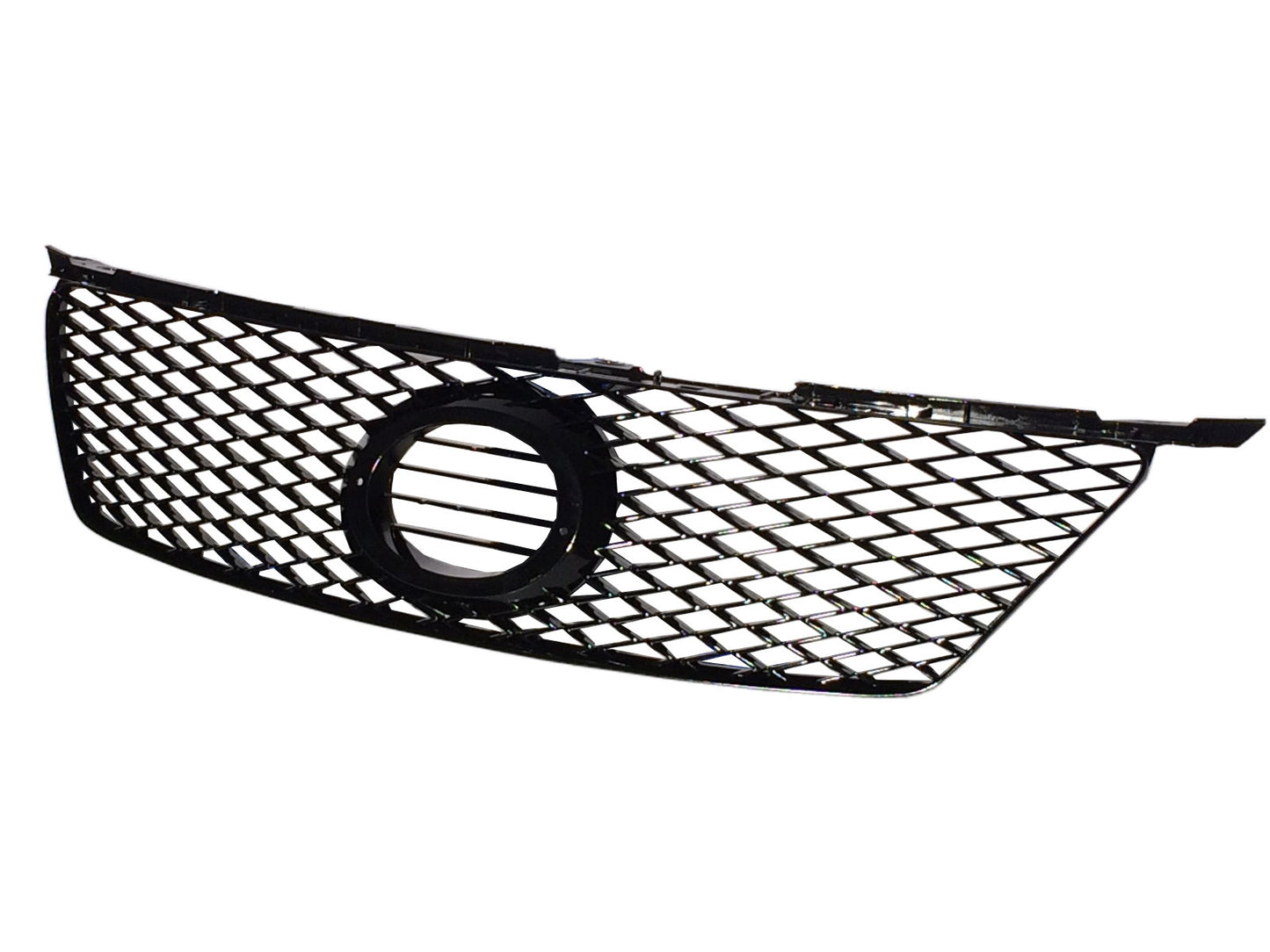 CrazyTheGod IS IS250/IS350/IS220D XE20 Second generation 2005-2008 PRE-FACELIFT Sedan 4D ISF Style GRILLE/GRILL Gloss Black for LEXUS