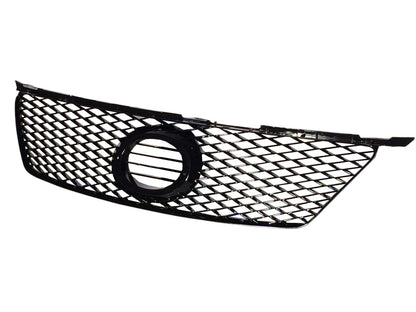 CrazyTheGod IS IS250/IS350/IS220D XE20 Second generation 2005-2008 PRE-FACELIFT Sedan 4D ISF Style GRILLE/GRILL Gloss Black for LEXUS