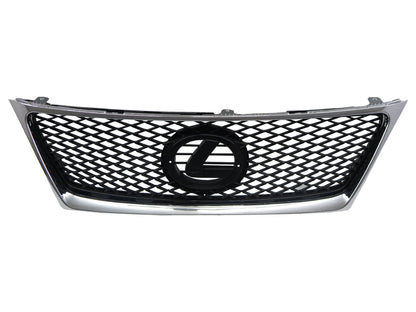 CrazyTheGod IS IS250/IS350/IS220D XE20 ซีดาน 4 ประตูรุ่นปี 2005-2008 รุ่นก่อนปรับโฉม ISF Style GRILLE/GRILL สีดำเงา V2 สำหรับ LEXUS