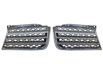 CrazyTheGod HUNTER Third generation 2005-2008 2D/4D PICKUP Mesh GRILLE/GRILL CHROME for Mitsubishi