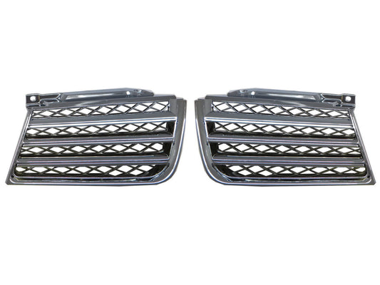 CrazyTheGod L200 Third generation 2005-2008 2D/4D PICKUP Mesh GRILLE/GRILL CHROME for Mitsubishi