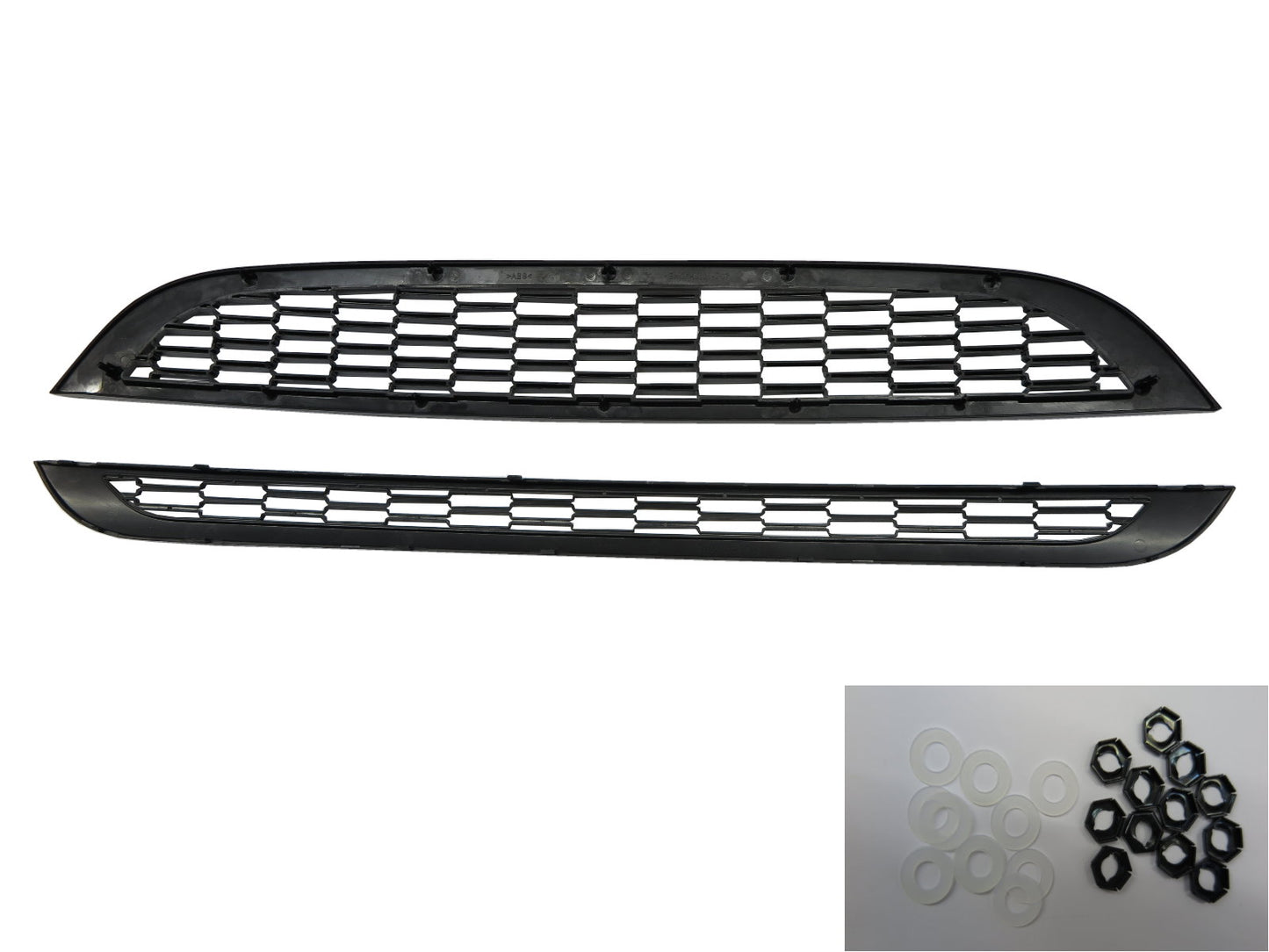 CrazyTheGod MINI COOPER S R50/R52/R53 First generation 2001-2006 Hatchback/Convertible 2D/3D JCW Style GRILLE/GRILL Gloss Black for MINI