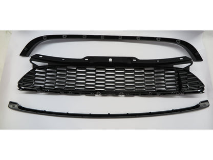 CrazyTheGod MINI COOPER S R55 R56 R57 R58 Second generation 2006-2010 Hatchback/Coupe/Convertible 2D/4D JCW Style GRILLE/GRILL Matt Black V1 for MINI