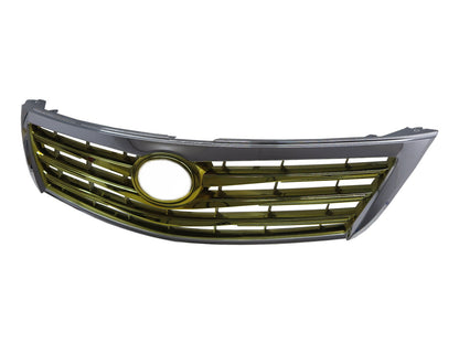 CrazyTheGod CAMRY XV40 2009-2011 FACELIFT Sedan 4D 4FIN GRILLE/GRILL Golden for TOYOTA