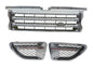 CrazyTheGod Range Rover Sport L320 MK1 2006-2009 PRE-FACELIFT SUV 5D NO Logo Front Bonnet GRILLE CHROME/SILVER W/S Side Fender Vent Grille CH/SL V8 for LAND ROVER