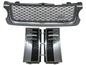 CrazyTheGod Range Rover L322 2010-2013 SUV 5D NO Logo Front Bonnet GRILLE GRAY/SILVER W/S Side Fender Vent Grille CHROME/BLACK V22 for LAND ROVER