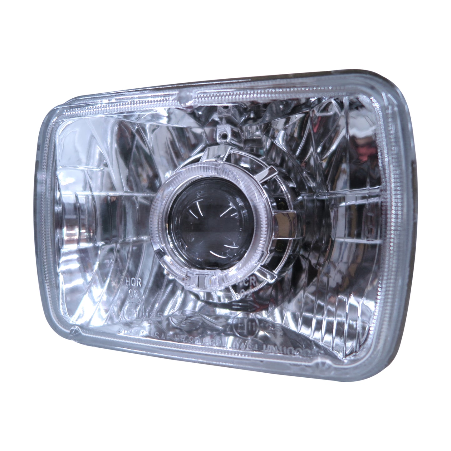 CrazyTheGod Cavalier First generation 1982-1983 Wagon/Coupe 2D Guide LED Angel-Eye Headlight Headlamp Chrome for Chevy LHD