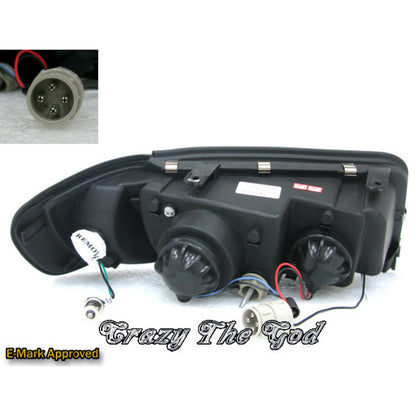 CrazyTheGod 100 C4 รุ่นที่สี่ ปี 1991-1994 Sedan/Wagon 4D/5D Projector R8Look ไฟหน้าโครเมียมสำหรับ AUDI LHD