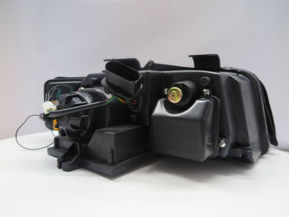 CrazyTheGod A4 A4/S4 B6 8E 2001-2005 4D/5D CCFL Projector R8Look Headlight Headlamp Black for AUDI LHD