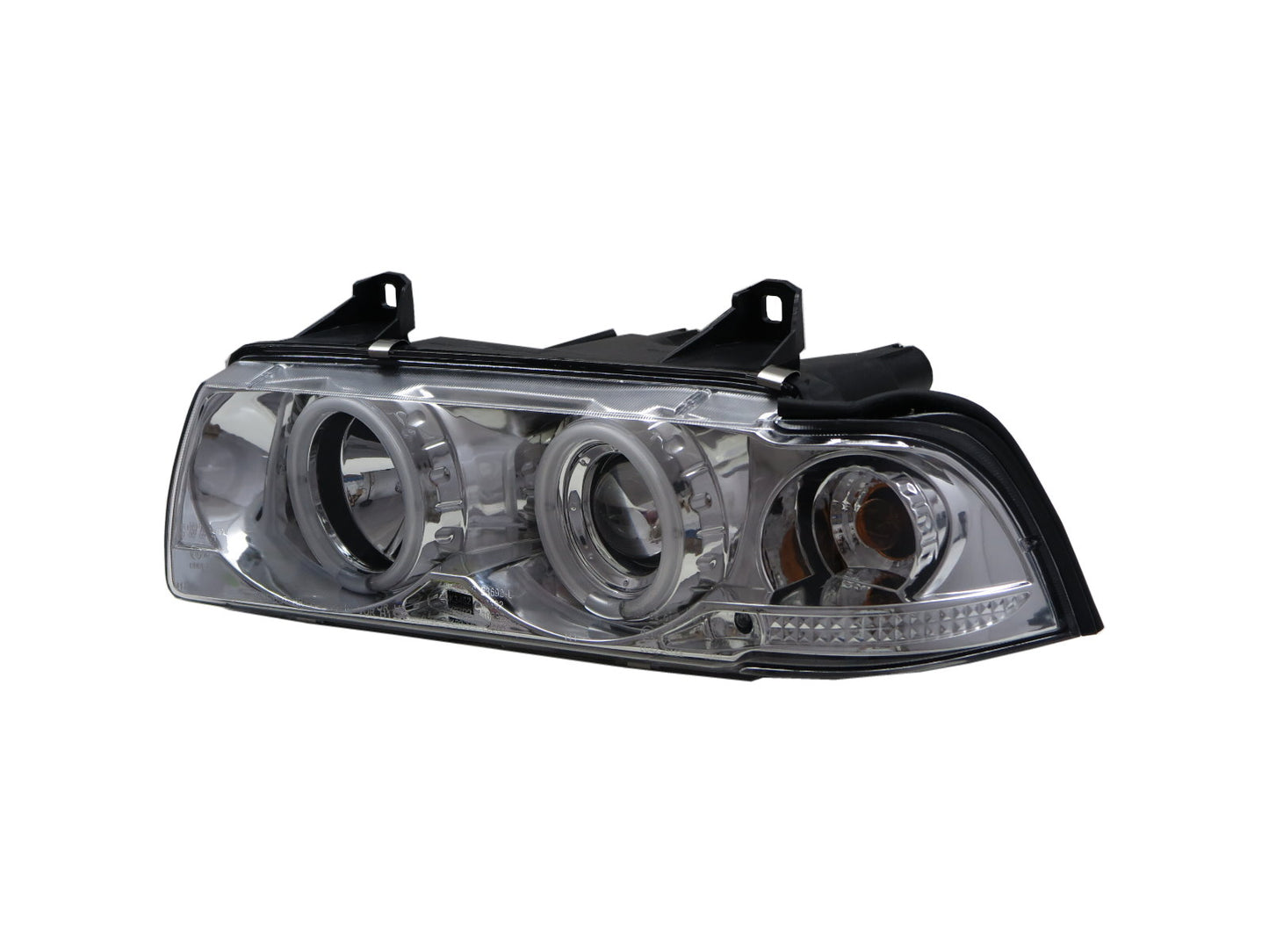 CrazyTheGod 3-Series E36 1990-1998 Compact/Coupe/Convertible 2D/3D CCFL Projector Headlight Headlamp Chrome EUROPE for BMW RHD