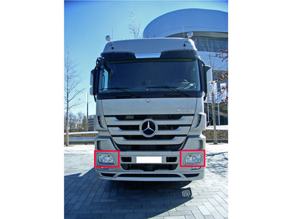 CrazyTheGod TRUCK-ACTROS MP2 BM 930-934 ไฟหน้า LED 2D ปี 2003-2008 สำหรับรถบรรทุก Mercedes-Benz LHD